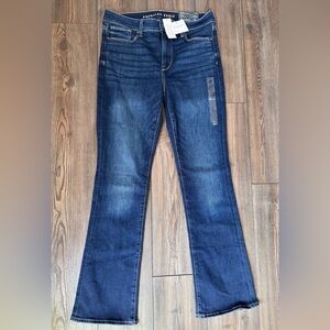 American Eagle Outfitters High Rise Next Level Stretch Skinny Kick Jeans